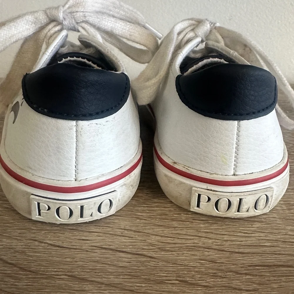 Ralph Lauren Polo Kids' Fantor III Script sneakers Leather 8
